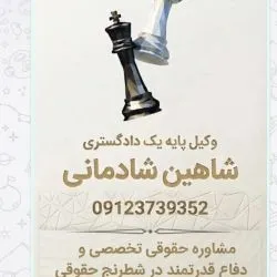 #وکیل شاهین...